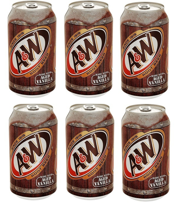 Газированный напиток A&W Root Beer / Лимонад Корневое пиво 355 мл 6 шт (США)  #1
