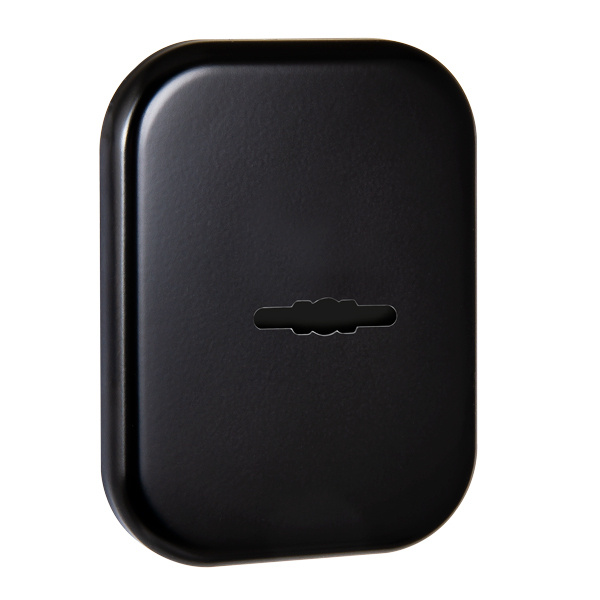 Декоративная накладка FUARO со шторкой на сувальдный замок ESC 486-S SQ XL (черный) BL-24, 1 шт. Фуаро #1