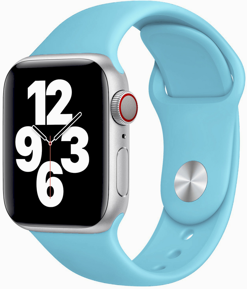 Силиконовый ремешок для умных часов Apple Watch series 1-8 и Эпл Вотч SE Ultra 42-44-45-49 mm / Спортивный #1