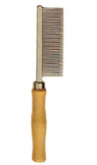 Triol Расческа с частыми зубцами и деревянной ручкой #1