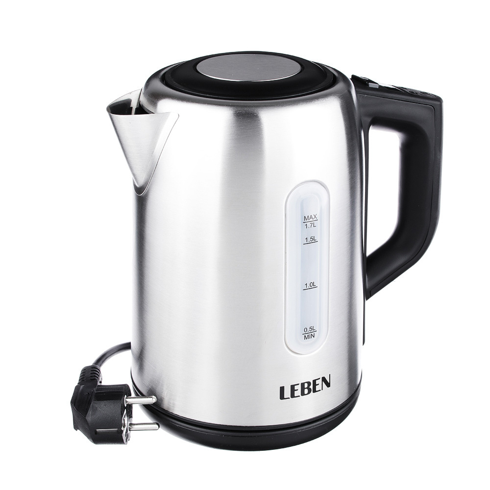Leben Электрический чайник T-9013C, серебристый #1