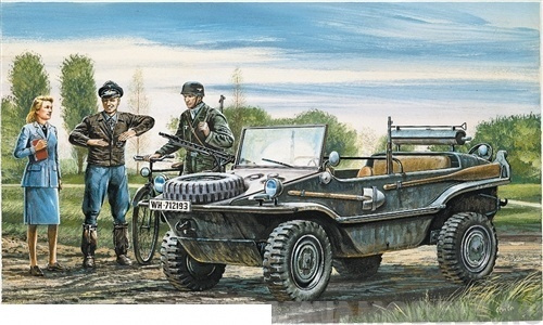 Сборная модель Italeri 313ИТ Автомобиль Kfz 69 Schwimmwagen Масштаб 1/35  #1