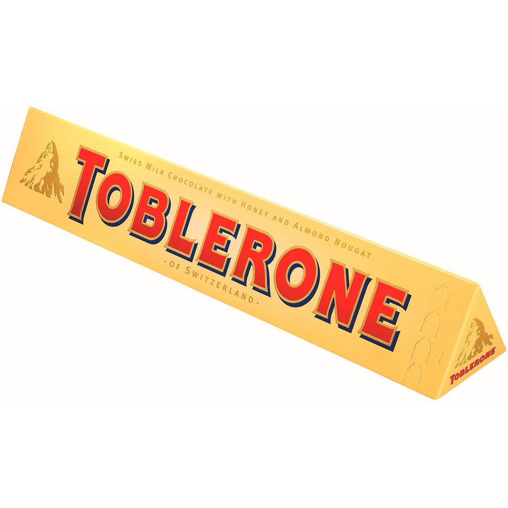 Шоколад Toblerone молочный с медово-миндальной нугой, 100г #1