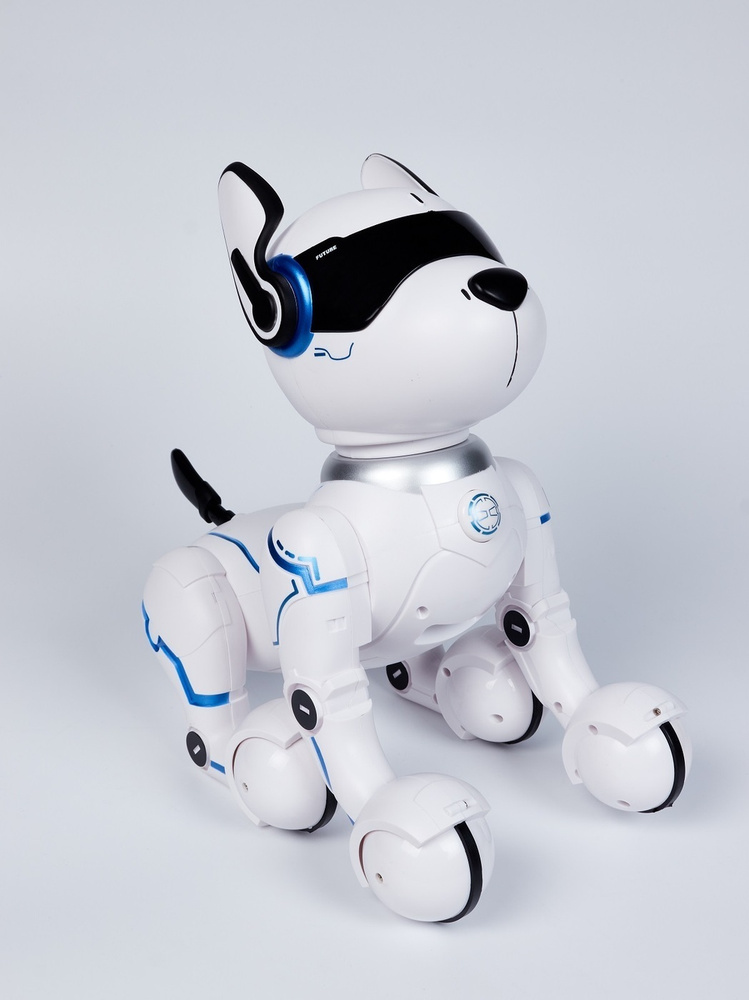 Русифицированная интерактивная собака робот Твой питомец "ТОШКА", выполняет команды: сидеть, отжимание, #1