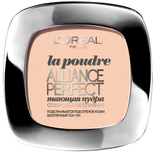 L'Oreal Paris Пудра Alliance Perfect, 2.R/2.C Ванильно-розовый, минеральная пудра для лица матирующая, #1