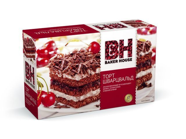 Торт бисквитный Baker House Шварцвальд, 350 г #1