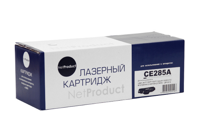 Тонер-картридж NetProduct CE285A/Canon 325/725/712/713 для HP P1102/M1132/Canon MF3010, 1600 стр.  #1