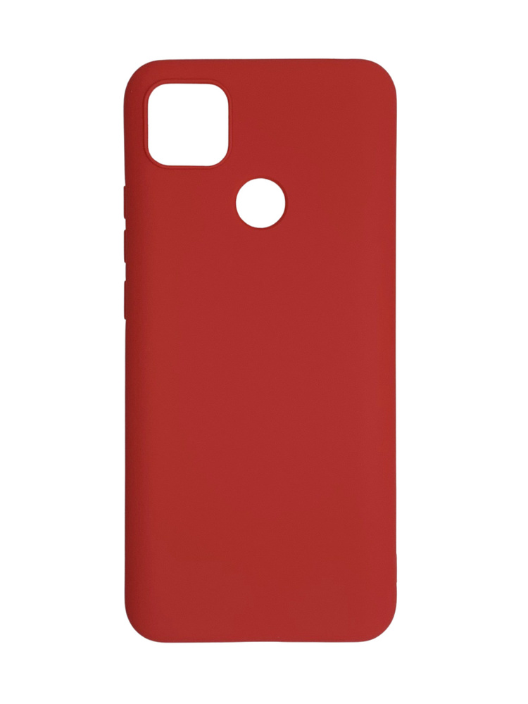 Чехол для Xiaomi Redmi 9C / чехол на редми 9с матовый красный  #1