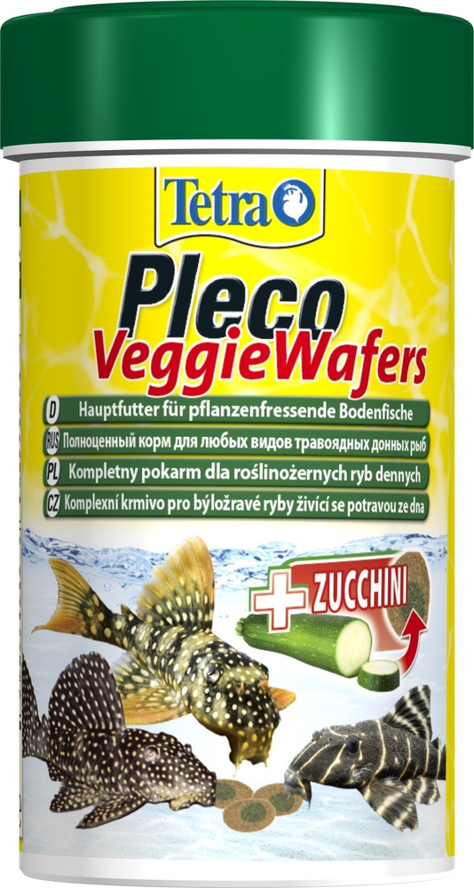 Tetra (корма) корм для сомиков Pleco Veggie Wafers 42 г #1