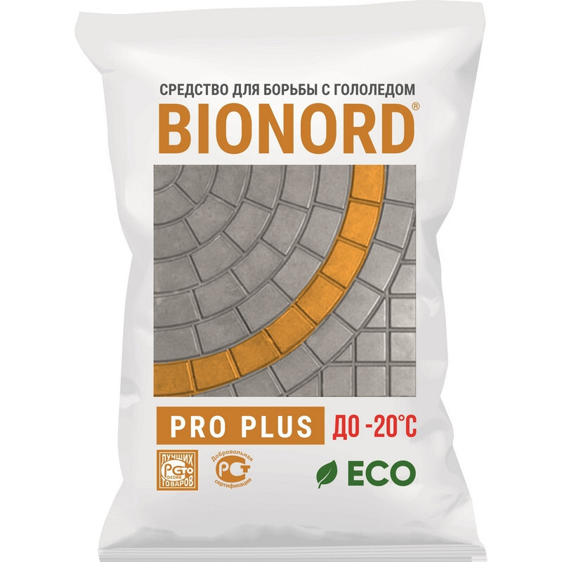 Реагент противогололедный Bionord Pro Plus до -20С, 23 кг #1