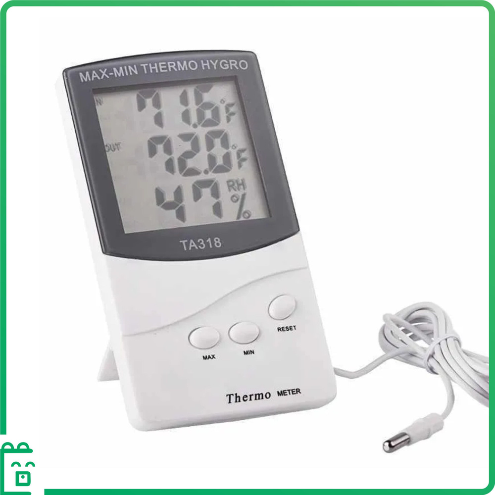 Термометр комнатный с выносным датчиком / термометр / гигрометр ...