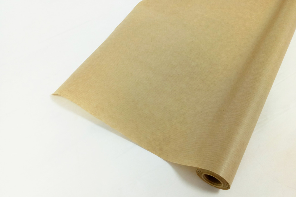 Крафт-бумага премиум "Верже" упаковочная в рулоне длиной 10 метров, шириной 72 см.  #1