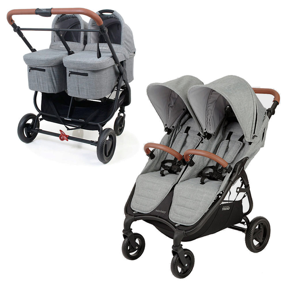 Valco Baby Коляска для двойни 2-в-1 Snap Duo Trend Grey Marle #1