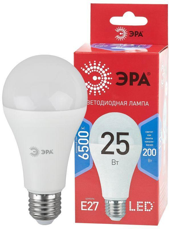 Лампа светодиодная ECO LED A65-25W-865-E27 R (диод груша 25Вт холодн. E27) (10/100/1200) Эра Б0048011 #1