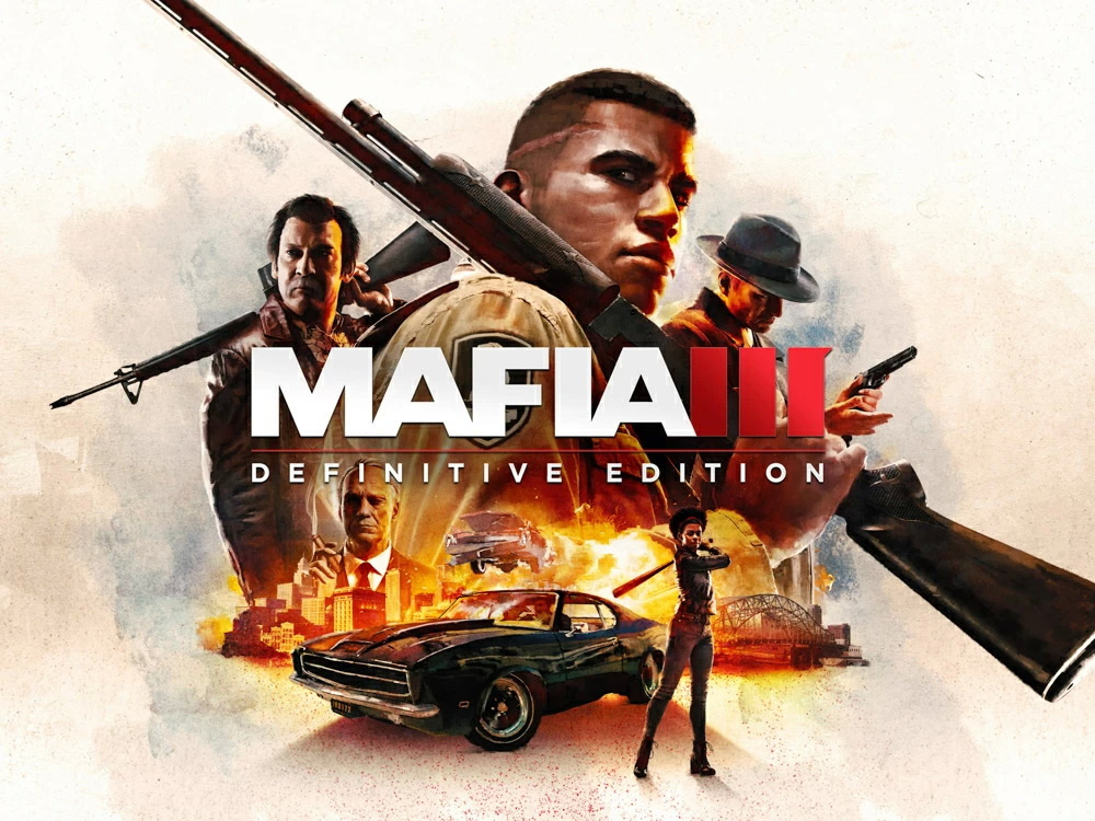 плакат, постер Mafia 3-Definetive Edition, Мафия 3 на бумаге, размер 21х30см  #1