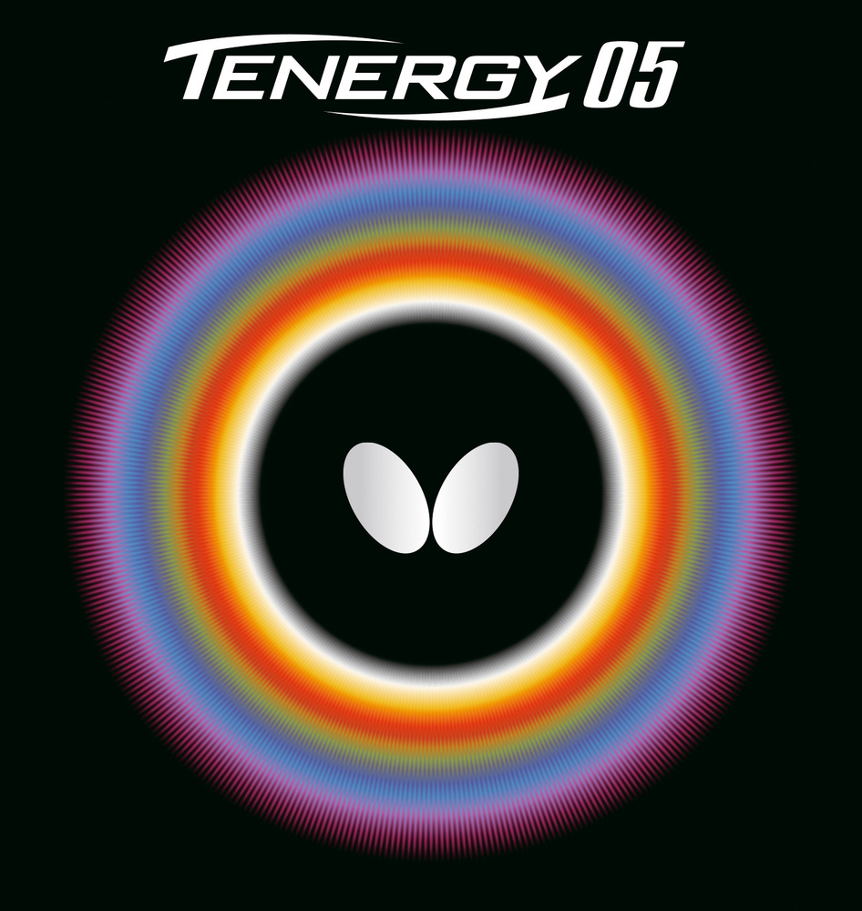 Теннисная накладка для ракетки настольного тенниса BUTTERFLY Tenergy 05, Черный, толщина 2,1  #1