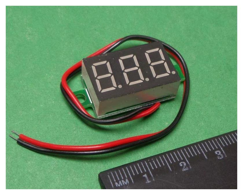 5шт Вольтметр 30в встраиваемый дисплей 23х15мм купить по выгодной цене ...