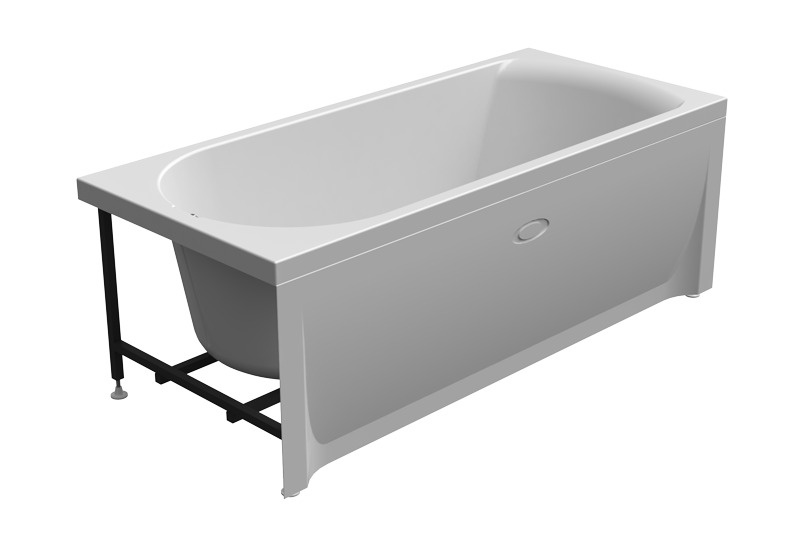 Акриловая ванна "Радомир" Николь 150х70х66, комплект №1, 2в1. Ванна на каркасе  #1