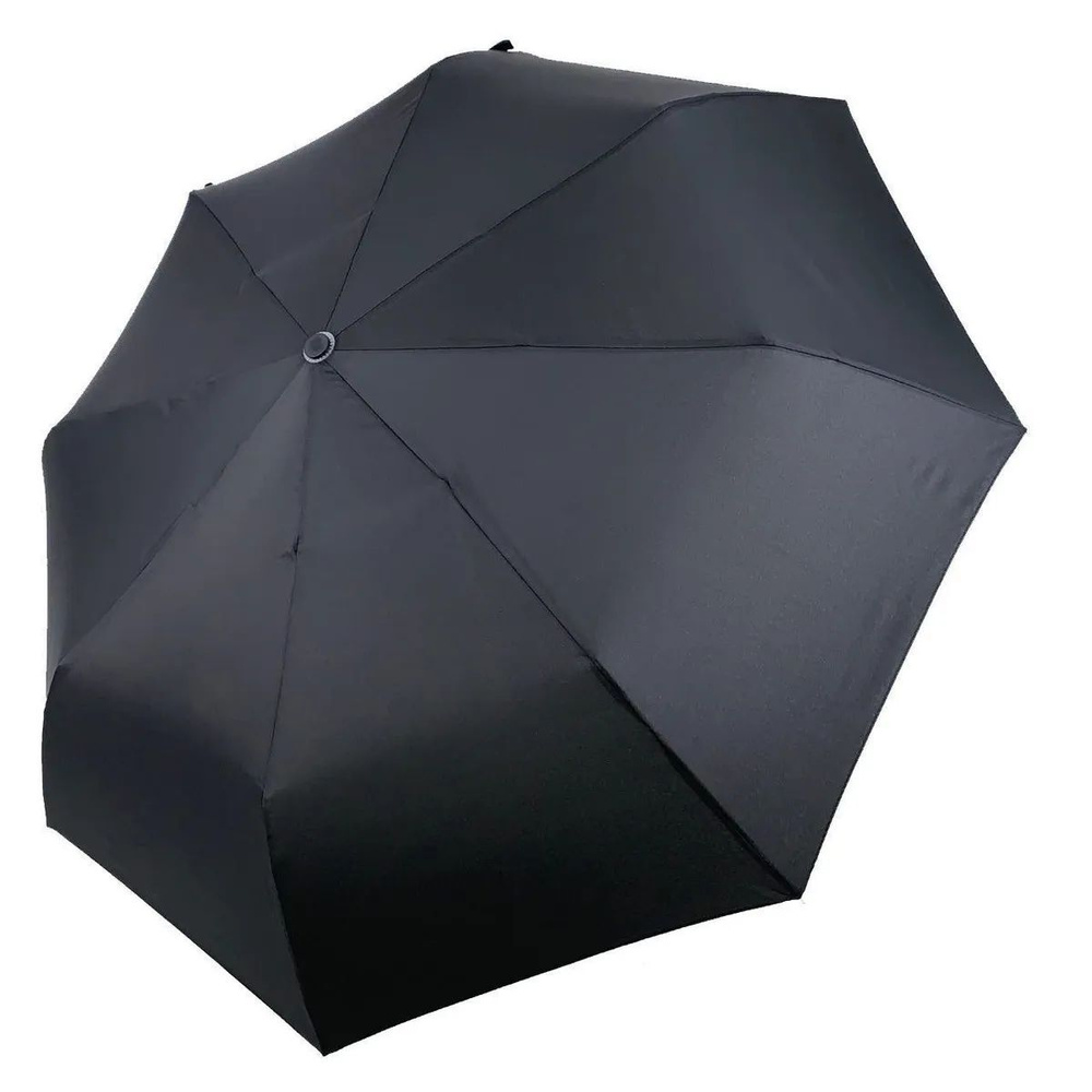 Зонт мужской, механический, 8 спиц (черный) #1