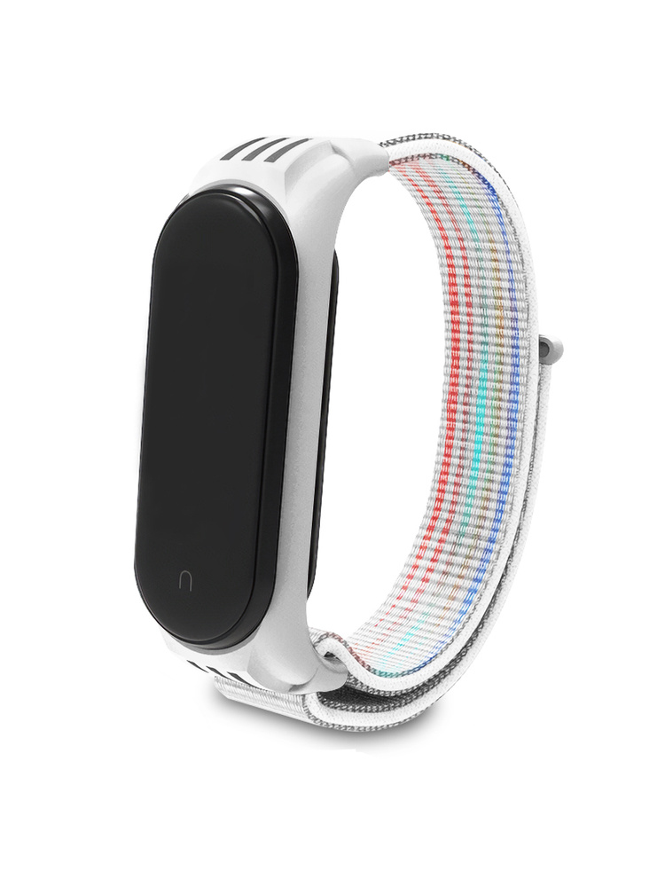 Ремешок для Xiaomi Mi Band 3 / 4 / 5 / 6 / 7 тканевый спортивный для фитнес-браслета Ми Бэнд  #1