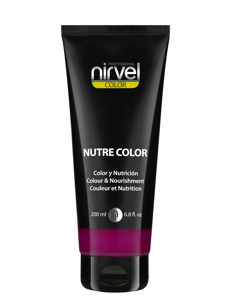 NIRVEL PROFESSIONAL Гель-маска NUTRE COLOR для тонирования волос темно-баклажановая 200 мл  #1