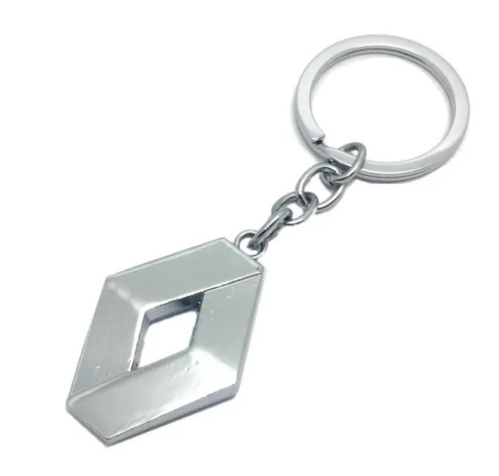 Брелок для ключей металлический с эмблемой Renault ( Рено ) #1