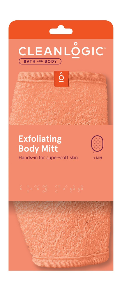 Мочалка-рукавичка для тела Cleanlogic Bath & Body Exfoliating Bath Mitt #1