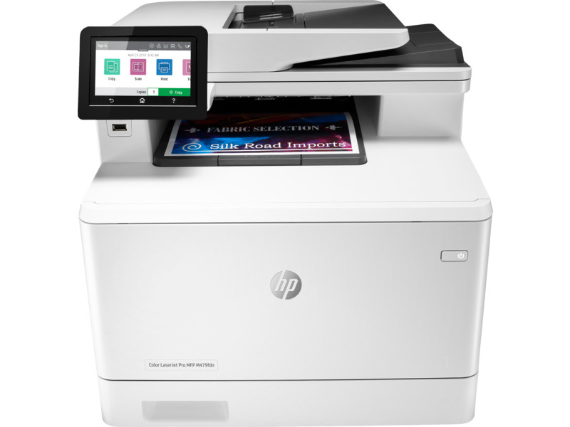 МФУ лазерный HP Color LaserJet Pro M479fdn (W1A79A) A4 Duplex Net белый/черный #1