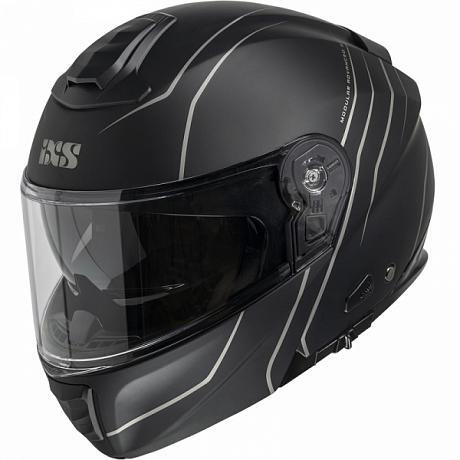 IXS Шлем модуляр iXS460 черный серый матовый 2XL #1