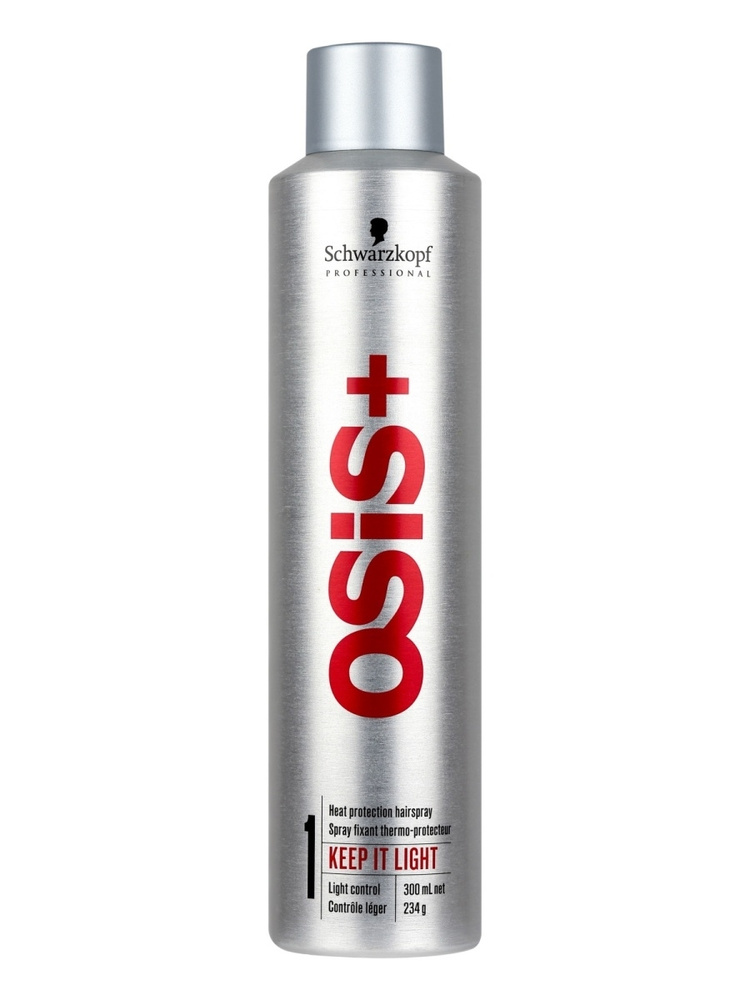 Schwarzkopf Professional OSIS+ Лак для волос легкой фиксации термозащитный Keep it light, 300 мл  #1