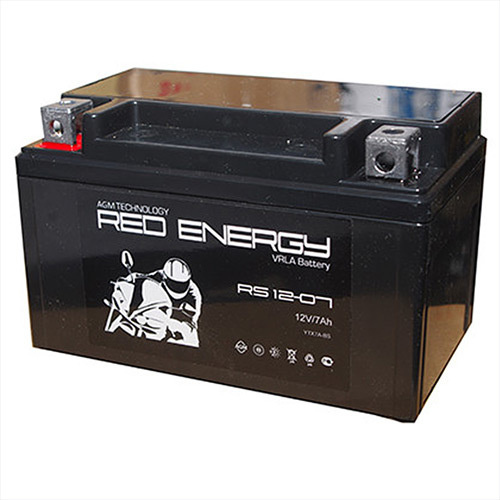 Аккумулятор 12V - 7 А/ч "Red Energy RS" (YTX7A-BS) #1