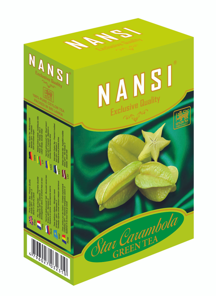 NANSI /  Зелёный чай " НАНСИ "  с карамболь 100 грамм #1