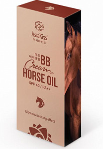 AsiaKiss BB-крем для лица с экстрактом лошадиного жира и ультра оздоравливающим эффектом SPF 40 PA++ #1