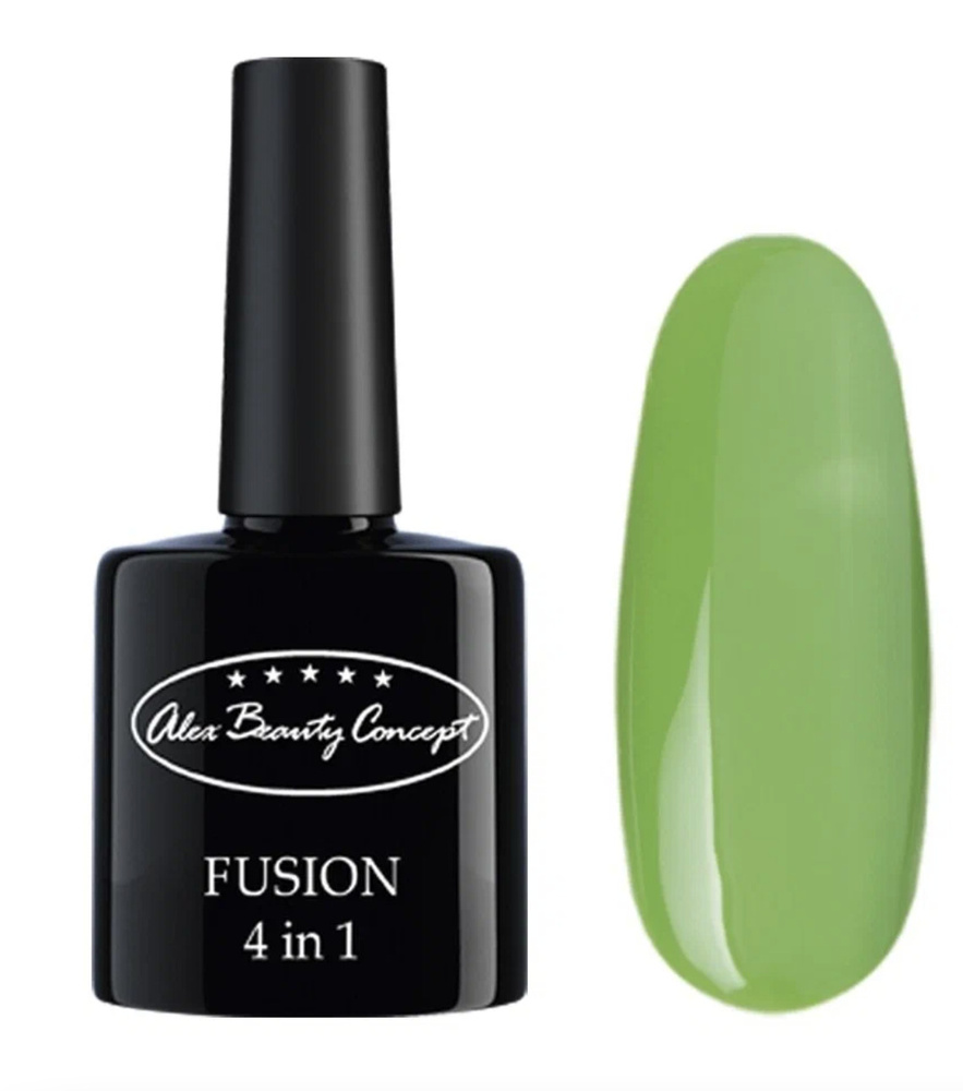 Alex Beauty Concept гель лак для ногтей FUSION 4 IN 1 GEL, 7.5 мл., цвет зеленый.  #1