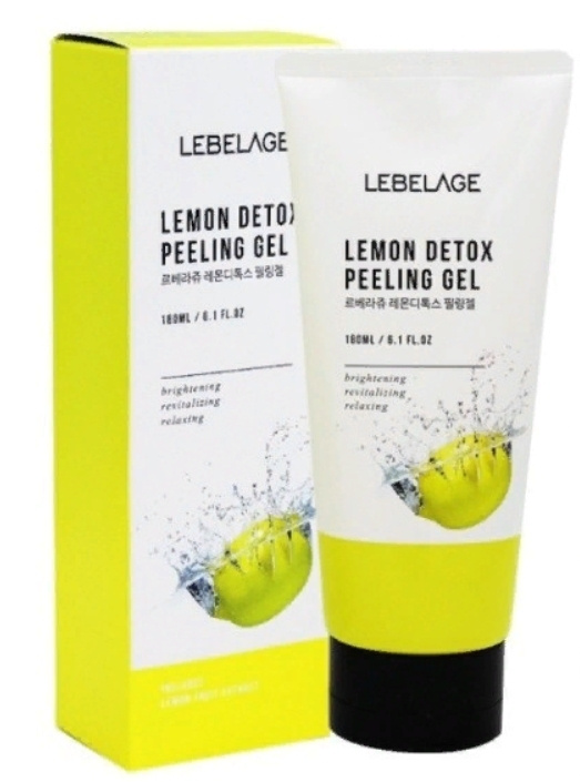 Lebelage Пилинг-гель отшелушивающий с экстрактом лимона Lemon Detox Peeling Gel, 180 мл  #1