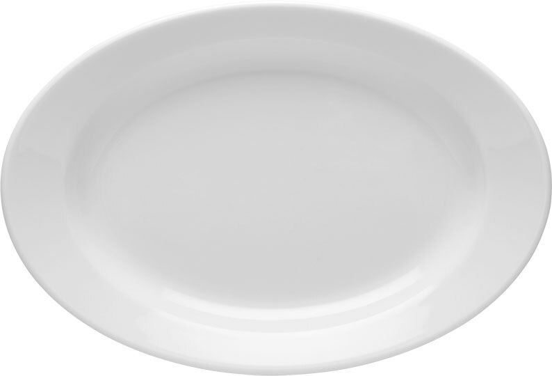 Lubiana Блюдо, 1 шт, Фарфор Белый, диаметр 38 см #1