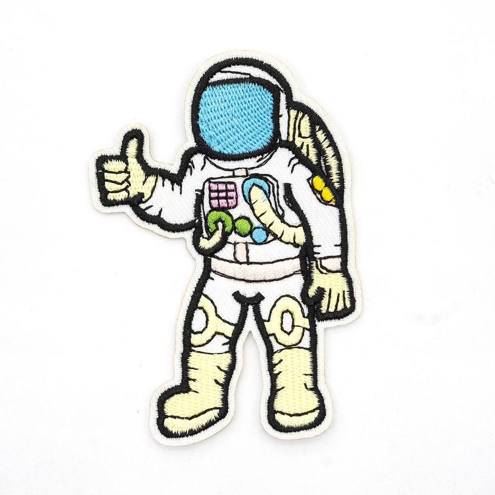 Термоаппликация на одежду Космонавт, 9*6 см, Hobby&Pro #1