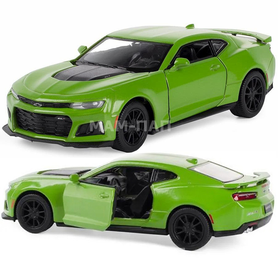 Машинка металлическая Kinsmart 1:36 2017 Chevrolet Camaro ZL1 5399DKT инерционная, двери открываются #1