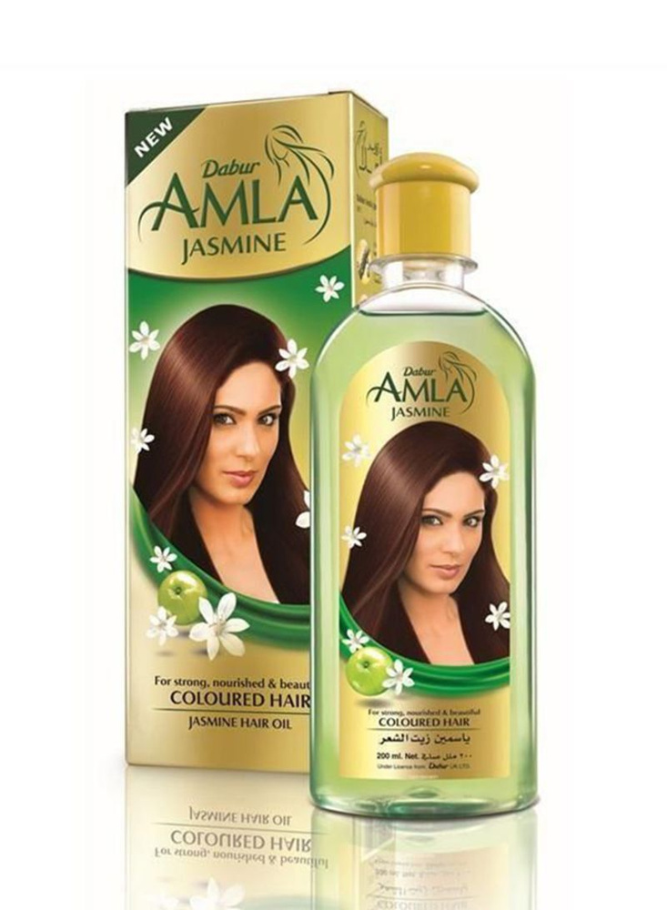Dabur АМЛА Масло для волос с жасмином для окрашенных волос /AMLA JASMINE Hair Oil Hair / Дабур/200 мл #1