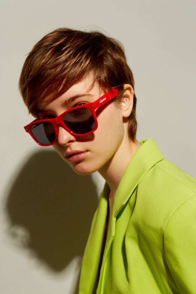 EIC 858 Wayfarer Zero Red/ Очки солнцезащитные женские,мужские/ очки солнце защитные мужские/очки от #1