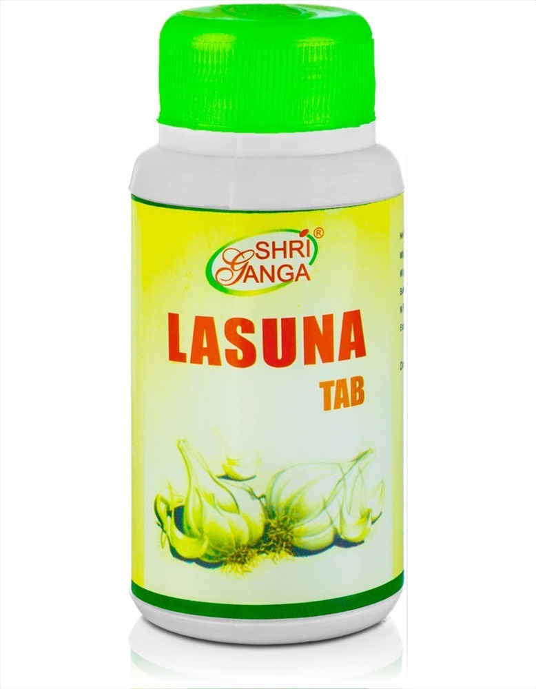 Ласуна Шри Ганга / Lasuna Shri Ganga / смесь индийских трав / укрепление сосудов / 120 таблеток  #1