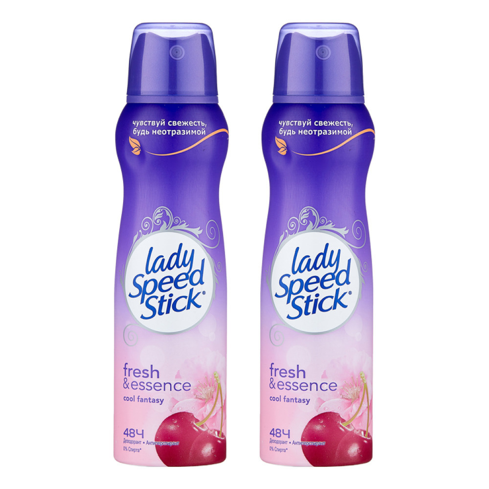 LADY SPEED STICK Дезодорант-антиперспирант женский спрей Цветок Вишни 2 шт по 150 мл  #1