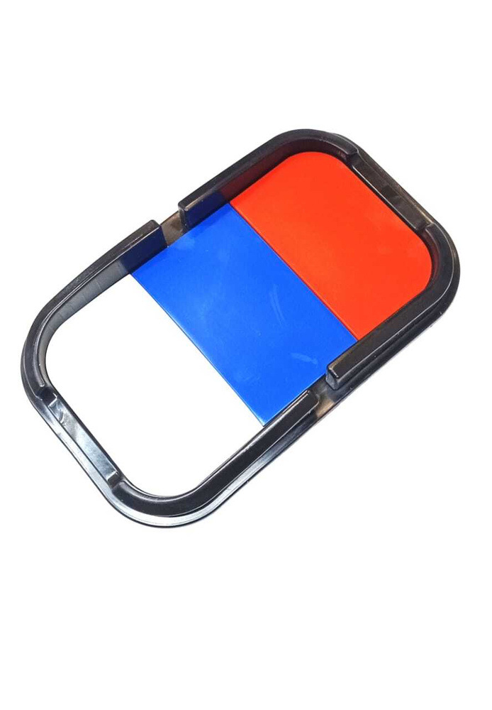 Коврик универсальный на панель с бортами в полоску бело-сине-красный 165*100мм  #1