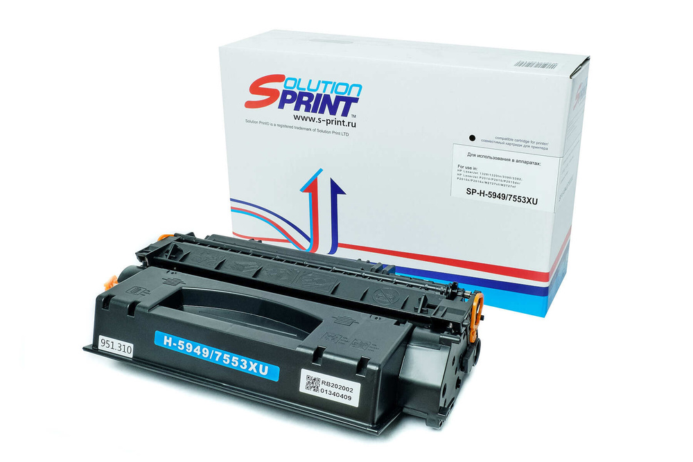 Картридж лазерный Solution Print SP Q5949X/Q7553X с чипом совместимый для HP LaserJet 1320/M2727nf/P2014/P2015/3390/3392 #1