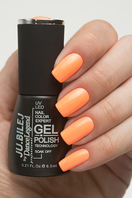 Гель-лак "JU.BILEJ by Dance Legend" Soft № S 04 Neon orange #1