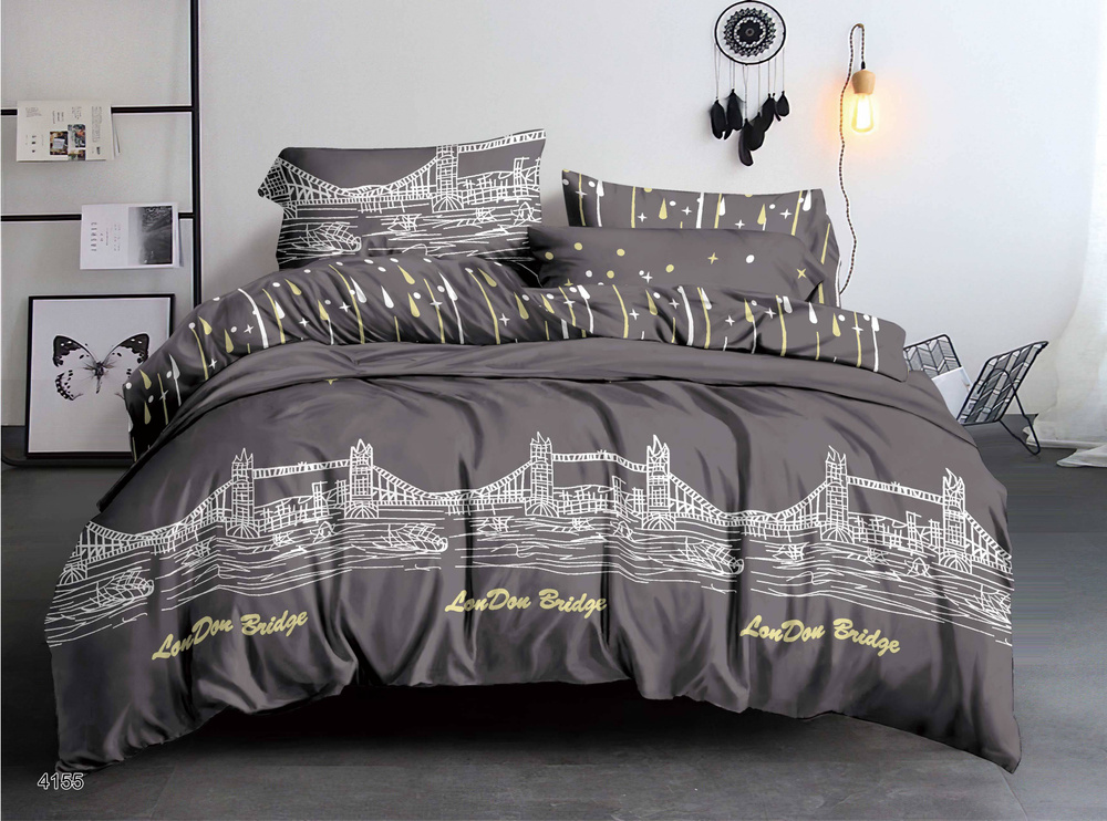 Золотая линия Комплект постельного белья, Полисатин, 2-x спальный, наволочки 70x70  #1