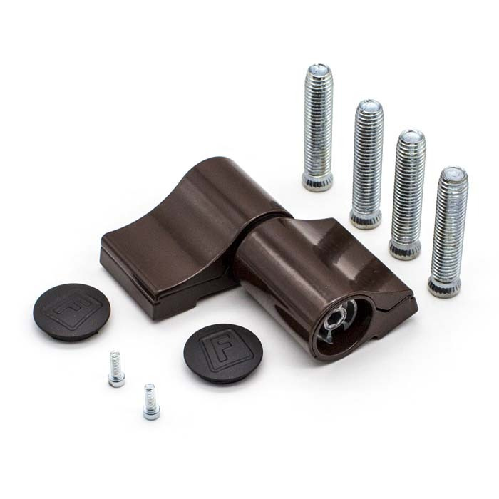 Петля Fural ППД 2 (А) Ral 8017 коричневая (2 подшипника) для тёплых ...