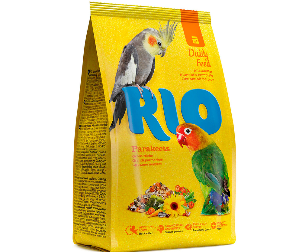 Корм для средних попугаев Rio parakeets daily ration 1кг #1