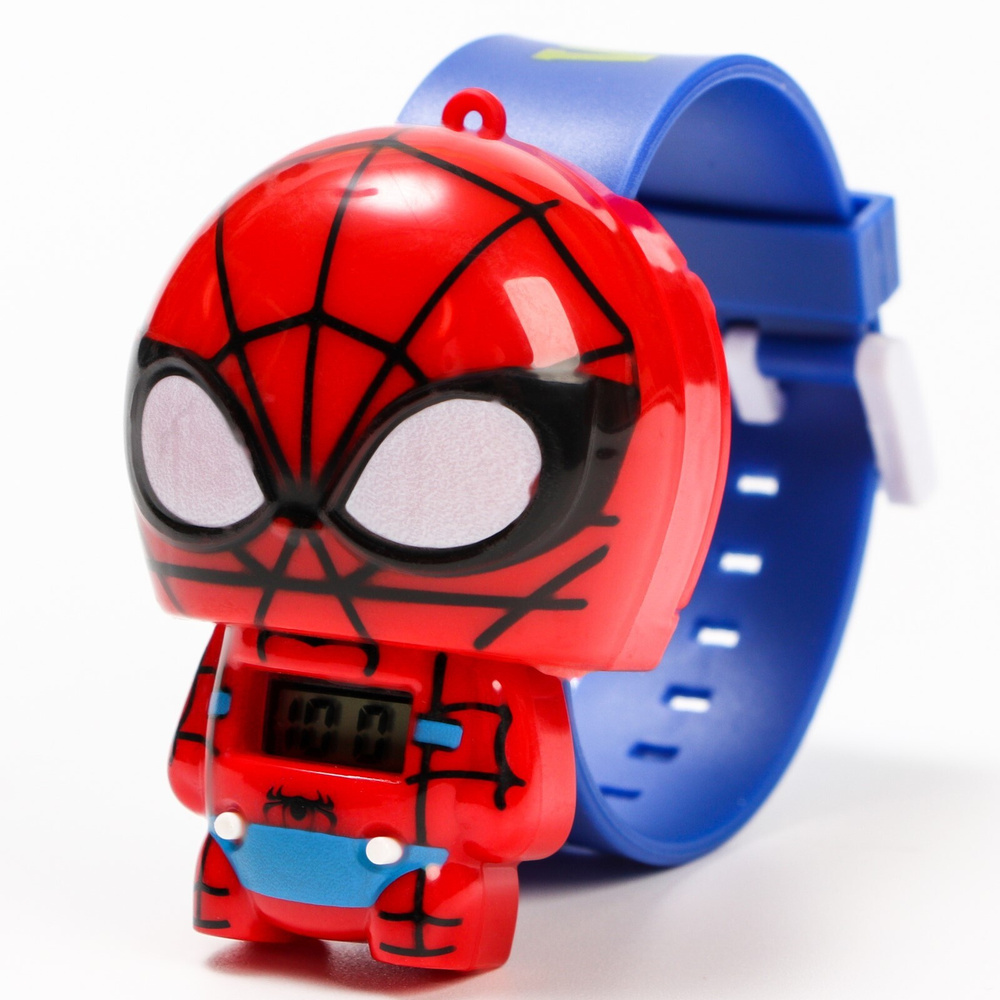 Наручные часы детские MARVEL Человек-паук, электронные, для мальчика 2 в 1  #1