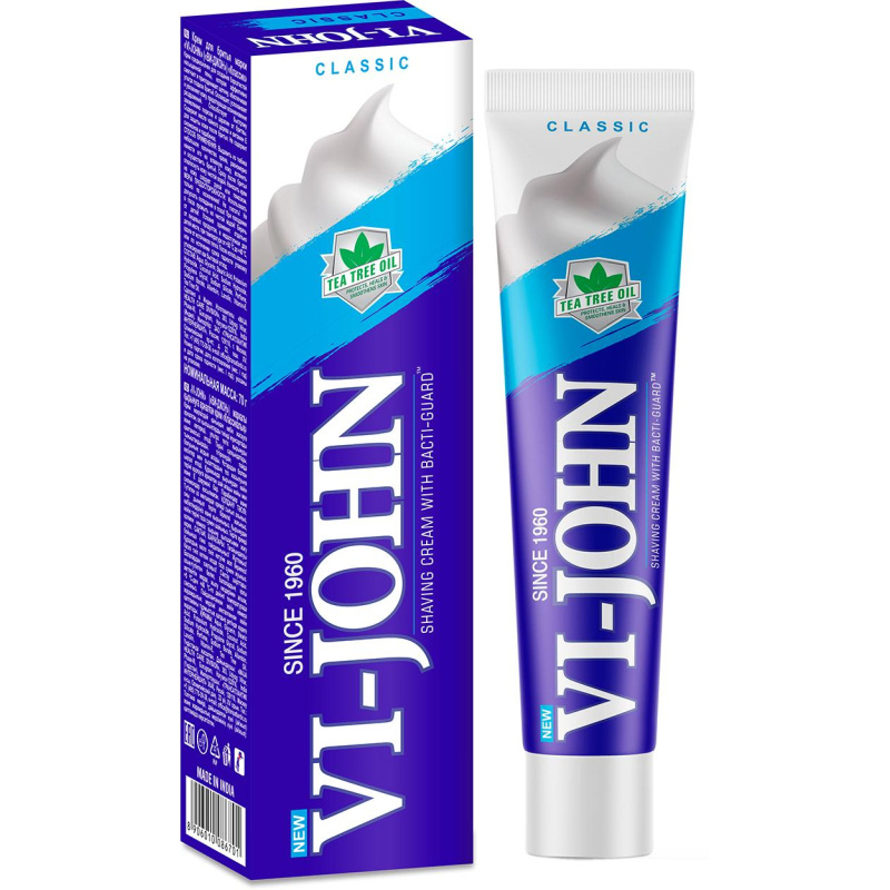 VI-JOHN Средство для бритья, крем, 150 мл #1